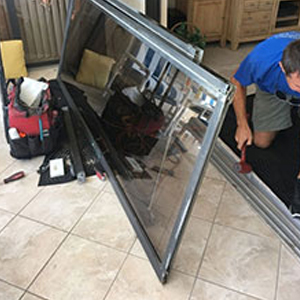 sliding glass door frame repair Glenview, Illinois